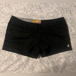 Black Volcom shorts